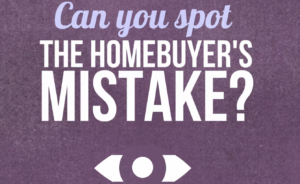 can you spot the homebuyers mistake? Credit card edition