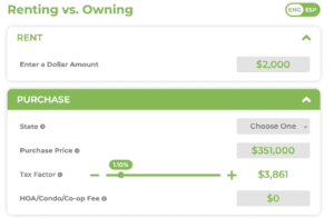 Rent vs Own Calculator